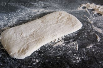 shaping rustic bread
